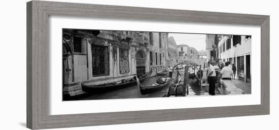 Buildings Along a Canal, Grand Canal, Rio Di Palazzo, Venice, Italy-null-Framed Photographic Print