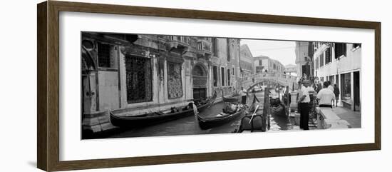 Buildings Along a Canal, Grand Canal, Rio Di Palazzo, Venice, Italy-null-Framed Photographic Print