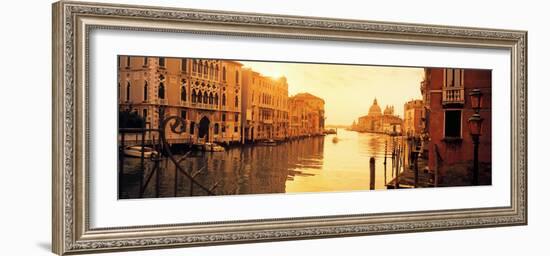 Buildings Along a Canal, View from Ponte Dell'Accademia, Grand Canal, Venice, Italy-null-Framed Photographic Print