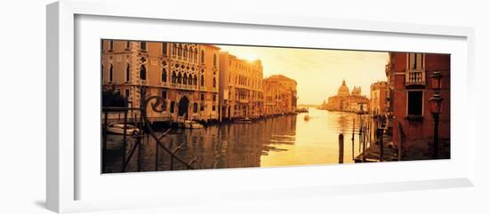 Buildings Along a Canal, View from Ponte Dell'Accademia, Grand Canal, Venice, Italy-null-Framed Photographic Print