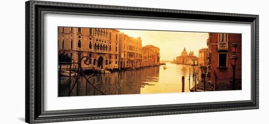 Buildings Along a Canal, View from Ponte Dell'Accademia, Grand Canal, Venice, Italy-null-Framed Photographic Print