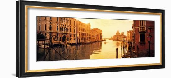 Buildings Along a Canal, View from Ponte Dell'Accademia, Grand Canal, Venice, Italy-null-Framed Photographic Print