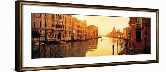 Buildings Along a Canal, View from Ponte Dell'Accademia, Grand Canal, Venice, Italy-null-Framed Photographic Print