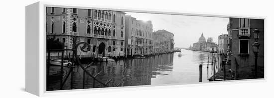 Buildings Along a Canal, View from Ponte Dell'Accademia, Grand Canal, Venice, Italy-null-Framed Stretched Canvas