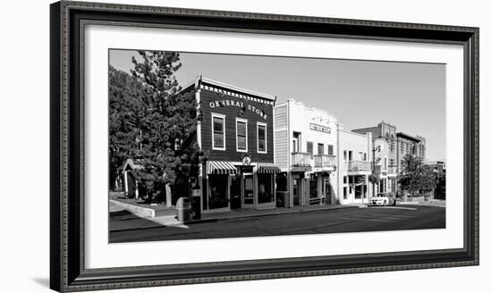 Buildings along a street, Main Street, Park City, Utah, USA-null-Framed Photographic Print