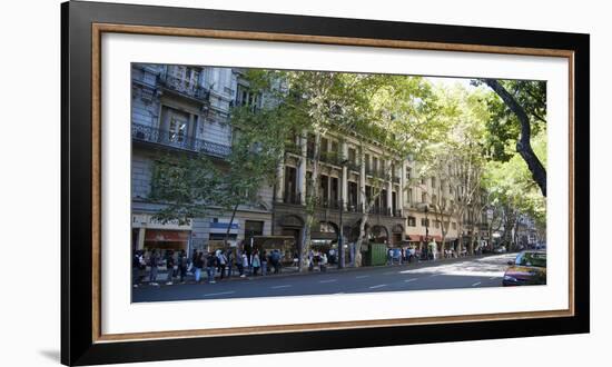 Buildings Along Avenida De Mayo, Buenos Aires, Argentina-null-Framed Photographic Print