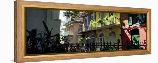 Buildings Along the Alley, Pirates Alley, New Orleans, Louisiana, USA-null-Framed Premier Image Canvas