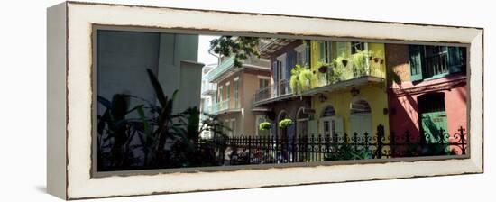 Buildings Along the Alley, Pirates Alley, New Orleans, Louisiana, USA-null-Framed Premier Image Canvas