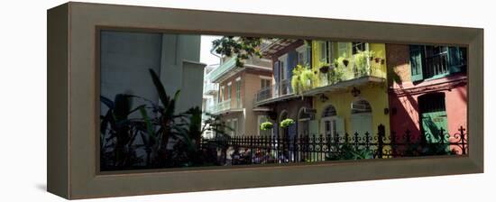 Buildings Along the Alley, Pirates Alley, New Orleans, Louisiana, USA-null-Framed Premier Image Canvas