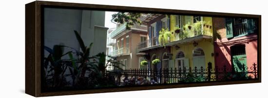 Buildings Along the Alley, Pirates Alley, New Orleans, Louisiana, USA-null-Framed Premier Image Canvas