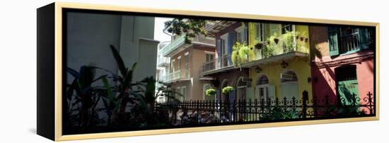 Buildings Along the Alley, Pirates Alley, New Orleans, Louisiana, USA-null-Framed Premier Image Canvas