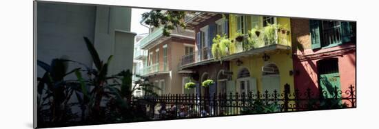 Buildings Along the Alley, Pirates Alley, New Orleans, Louisiana, USA-null-Mounted Photographic Print