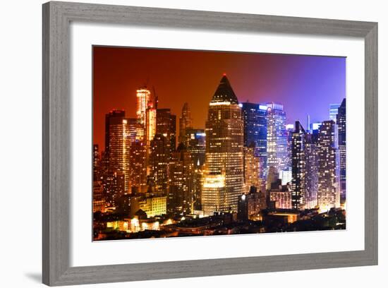 Buildings and Structures - Landscapes - Times Square - Manhattan - New York City - United States-Philippe Hugonnard-Framed Photographic Print