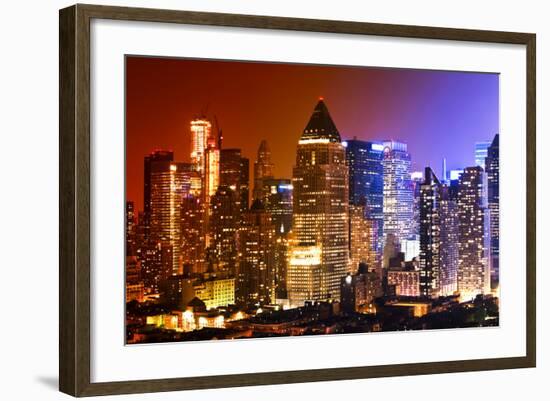 Buildings and Structures - Landscapes - Times Square - Manhattan - New York City - United States-Philippe Hugonnard-Framed Photographic Print