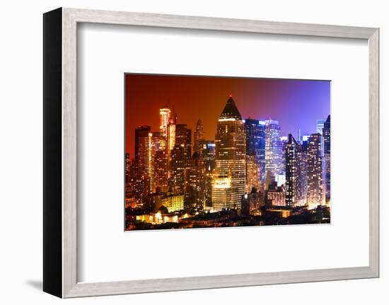 Buildings and Structures - Landscapes - Times Square - Manhattan - New York City - United States-Philippe Hugonnard-Framed Photographic Print