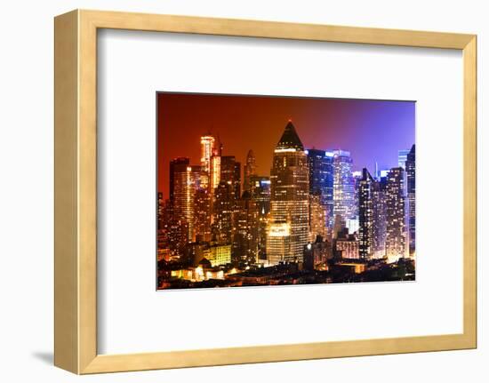 Buildings and Structures - Landscapes - Times Square - Manhattan - New York City - United States-Philippe Hugonnard-Framed Photographic Print
