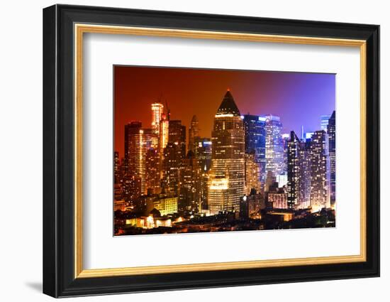 Buildings and Structures - Landscapes - Times Square - Manhattan - New York City - United States-Philippe Hugonnard-Framed Photographic Print