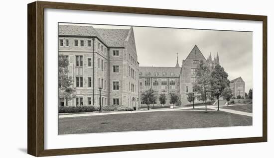 Buildings at Boston College, Chestnut Hill, Boston, Massachusetts, USA-Panoramic Images-Framed Photographic Print