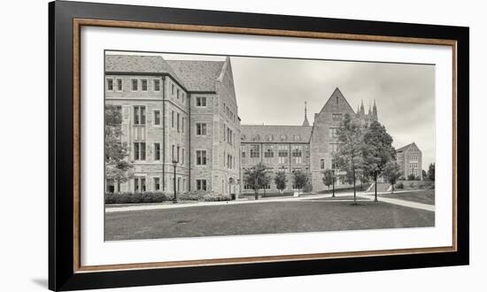 Buildings at Boston College, Chestnut Hill, Boston, Massachusetts, USA-Panoramic Images-Framed Photographic Print