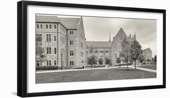 Buildings at Boston College, Chestnut Hill, Boston, Massachusetts, USA-Panoramic Images-Framed Photographic Print