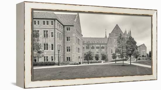 Buildings at Boston College, Chestnut Hill, Boston, Massachusetts, USA-Panoramic Images-Framed Premier Image Canvas