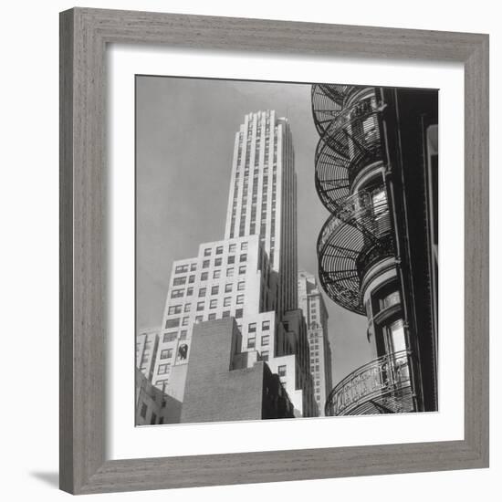 Buildings at Park Avenue and 40th-The Chelsea Collection-Framed Giclee Print