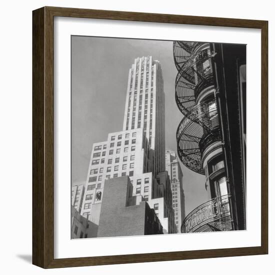 Buildings at Park Avenue and 40th-The Chelsea Collection-Framed Giclee Print