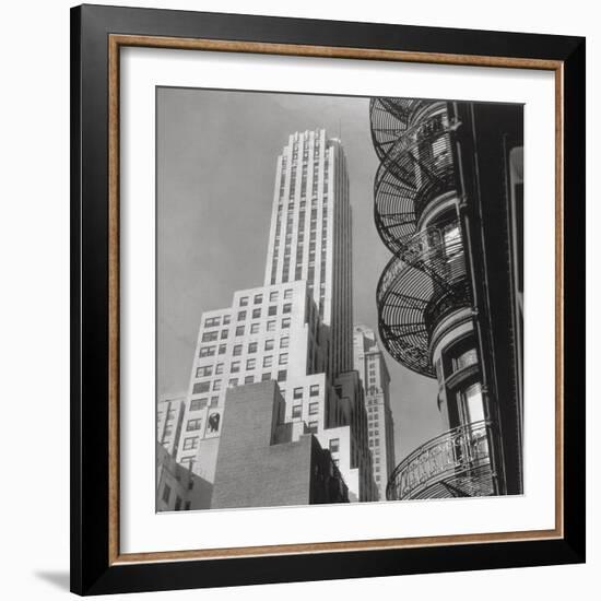 Buildings at Park Avenue and 40th-The Chelsea Collection-Framed Giclee Print