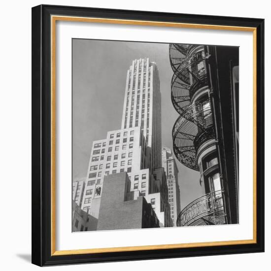 Buildings at Park Avenue and 40th-The Chelsea Collection-Framed Giclee Print