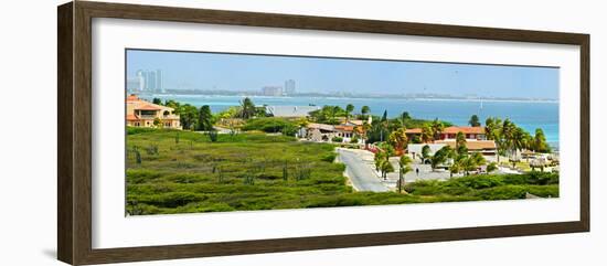 Buildings at the Waterfront, Aruba-null-Framed Photographic Print