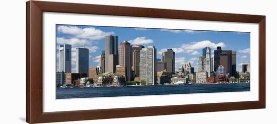 Buildings at the waterfront, Boston, Massachusetts, USA-null-Framed Photographic Print