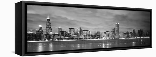 Buildings at the Waterfront, Chicago, Illinois, USA-null-Framed Premier Image Canvas