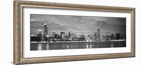 Buildings at the Waterfront, Chicago, Illinois, USA-null-Framed Photographic Print