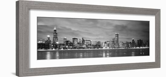 Buildings at the Waterfront, Chicago, Illinois, USA-null-Framed Photographic Print