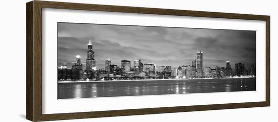 Buildings at the Waterfront, Chicago, Illinois, USA--Framed Photographic Print