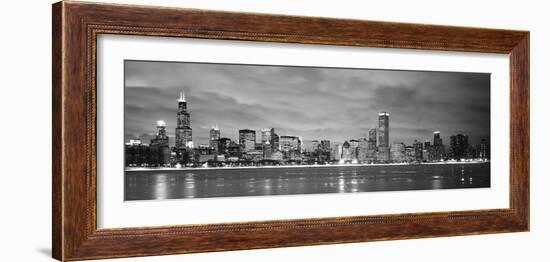 Buildings at the Waterfront, Chicago, Illinois, USA--Framed Photographic Print