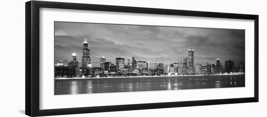 Buildings at the Waterfront, Chicago, Illinois, USA--Framed Photographic Print