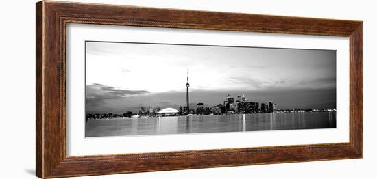 Buildings at the Waterfront, Cn Tower, Toronto, Ontario, Canada-null-Framed Photographic Print