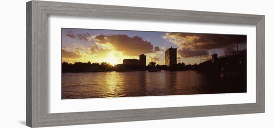 Buildings at the Waterfront, Fort Lauderdale, Broward County, Florida, USA 2011-null-Framed Photographic Print