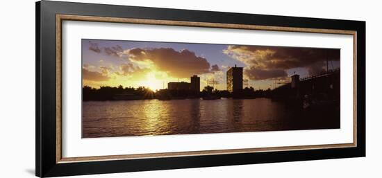 Buildings at the Waterfront, Fort Lauderdale, Broward County, Florida, USA 2011-null-Framed Photographic Print