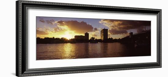 Buildings at the Waterfront, Fort Lauderdale, Broward County, Florida, USA 2011-null-Framed Photographic Print