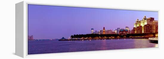 Buildings at the Waterfront, Hoboken, Hudson County, New Jersey, USA 2013-null-Framed Stretched Canvas