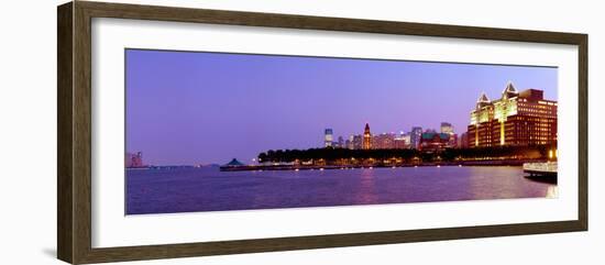 Buildings at the Waterfront, Hoboken, Hudson County, New Jersey, USA 2013-null-Framed Photographic Print