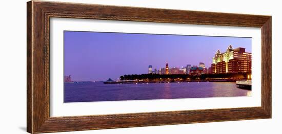 Buildings at the Waterfront, Hoboken, Hudson County, New Jersey, USA 2013-null-Framed Photographic Print
