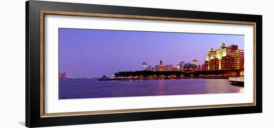 Buildings at the Waterfront, Hoboken, Hudson County, New Jersey, USA 2013-null-Framed Photographic Print