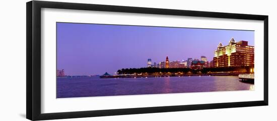 Buildings at the Waterfront, Hoboken, Hudson County, New Jersey, USA 2013-null-Framed Photographic Print