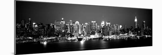 Buildings at the Waterfront, Manhattan, New York City, New York State, USA-null-Mounted Photographic Print