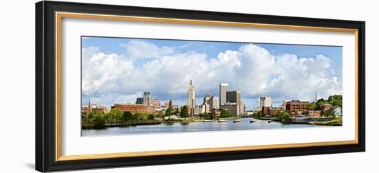 Buildings at the Waterfront, Providence River, Providence, Rhode Island, USA 2012-null-Framed Photographic Print