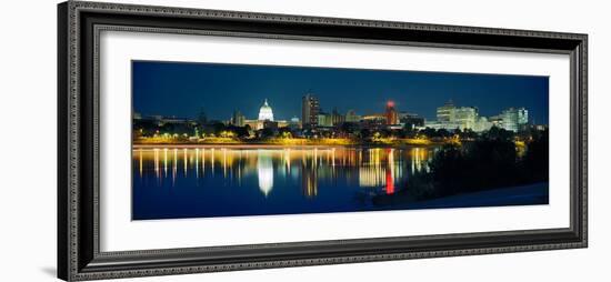 Buildings at the Waterfront, State Capitol Building, Harrisburg, Pennsylvania, USA-null-Framed Photographic Print