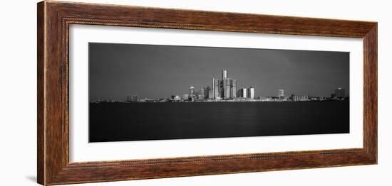 Buildings at Waterfront, Detroit, Michigan, USA-null-Framed Photographic Print